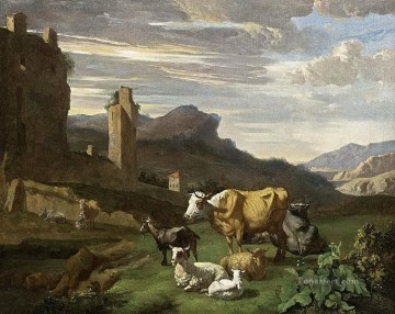 vache italienne Peinture à l'huile